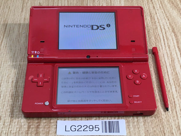 LG2295 Plz Read Item Condi Nintendo DSi DS Red Console Japan
