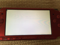 GD6753 Plz Read Item Condi PSP-3000 RADIANT RED SONY PSP Console Japan
