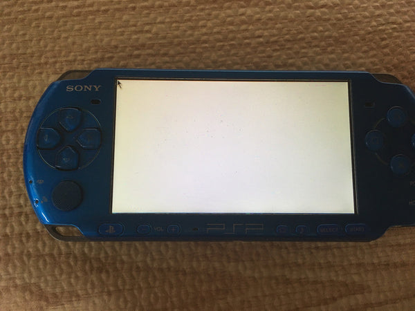 gd6530 Plz Read Item Condi PSP-3000 VIBRANT BLUE SONY PSP