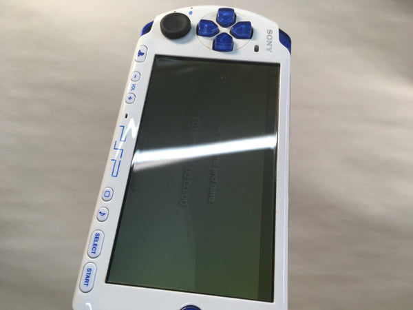 GD6197 Plz Read Item Condi PSP-3000 WHITE & BLUE SONY PSP