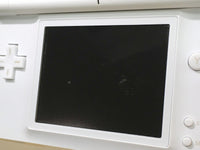 LG2658 Plz Read Item Condi Nintendo DS Lite Crystal White Console Japan