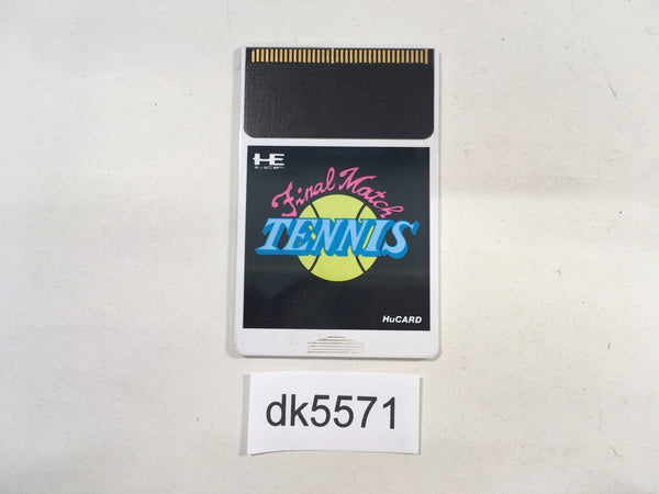 DK5571 Final Match Tennis PC Engine Japan