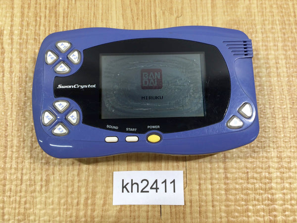 KH2411 Plz Read Item Condi Swan Crystal Blue Violet Bandai Console Japan
