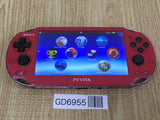 PS Vita PCH-1000 COSMIC RED SONY PSP Console Japan - With Defects GD6955