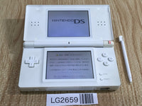 LG2659 Plz Read Item Condi Nintendo DS Lite Crystal White