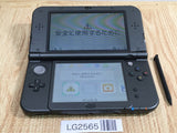 LG2565 No Battery Nintendo NEW 3DS LL XL METALLIC BLACK Console Japan