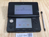LG2194 Tested Working - No Battery Nintendo 3DS Clear Black Console Japan