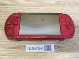 GD6754 Plz Read Item Condi PSP-3000 RADIANT RED SONY PSP Console Japan