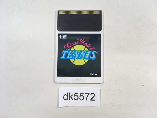 DK5572 Final Match Tennis PC Engine Japan