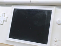 LG2659 Plz Read Item Condi Nintendo DS Lite Crystal White Console Japan