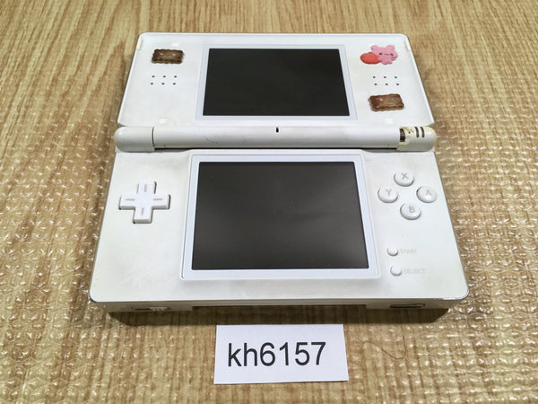 KH6157 Not Working - Nintendo DS Lite Crystal White Console Japan