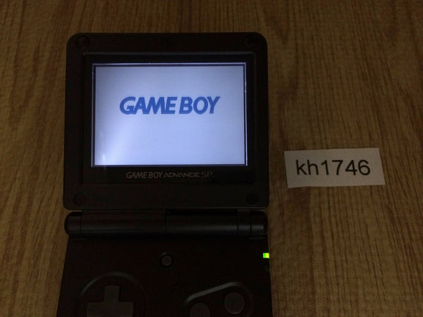 kh1746 No Battery GameBoy Advance SP Onyx Black Game Boy Console Japan
