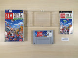 SimCity Jr. SimTown BOXED SNES Super Famicom Japan - UE5280