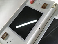 KH6157 Not Working - Nintendo DS Lite Crystal White Console Japan