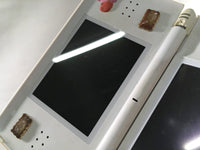 KH6157 Not Working - Nintendo DS Lite Crystal White Console Japan
