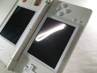 KH6157 Not Working - Nintendo DS Lite Crystal White Console Japan