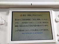 kh5992 Plz Read Item Condi Nintendo DS Lite Crystal White Console Japan