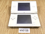 KH6158 With Defects - Nintendo DS Lite Crystal White Console Japan