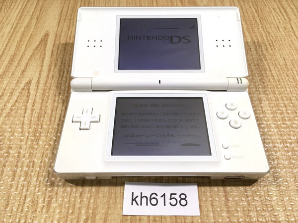 KH6158 With Defects - Nintendo DS Lite Crystal White Console Japan