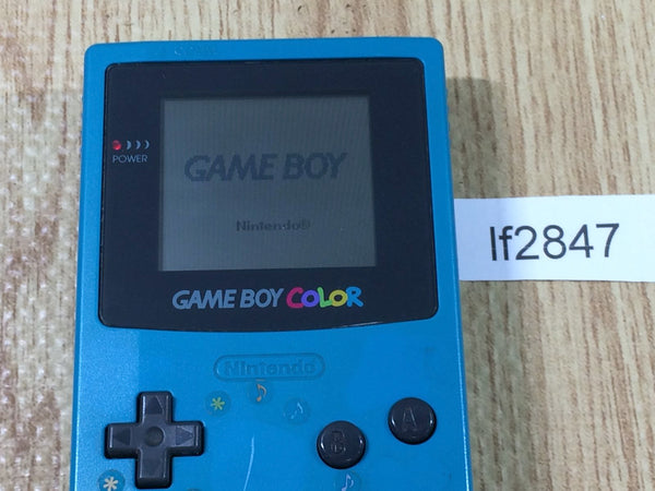 lf2847 Plz Read Item Condi GameBoy Color Blue Game Boy Console Japan