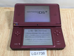 LG1736 Plz Read Item Condi Nintendo DSi LL XL DS Wine Red Console Japan