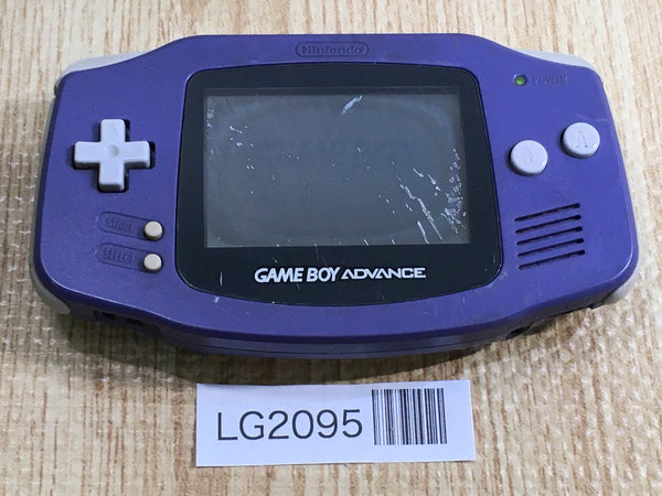 LG2095 Plz Read Item Condi GameBoy Advance Violet Game Boy Console Japan