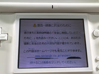 KH6158 With Defects - Nintendo DS Lite Crystal White Console Japan