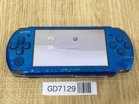 GD7129 Plz Read Item Condi PSP-3000 VIBRANT BLUE SONY PSP