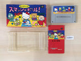 Sanrio World Smash Ball BOXED SNES Super Famicom Japan - FC9941