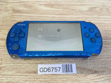 GD6757 Plz Read Item Condi PSP-3000 VIBRANT BLUE SONY PSP Console Japan