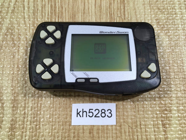 kh5283 Plz Read Item Condi Wonder Swan Skeleton Black Bandai Console Japan