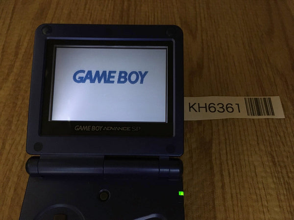 KH6361 Plz Read Item Condi GameBoy Advance SP Azurite Blue Console Japan