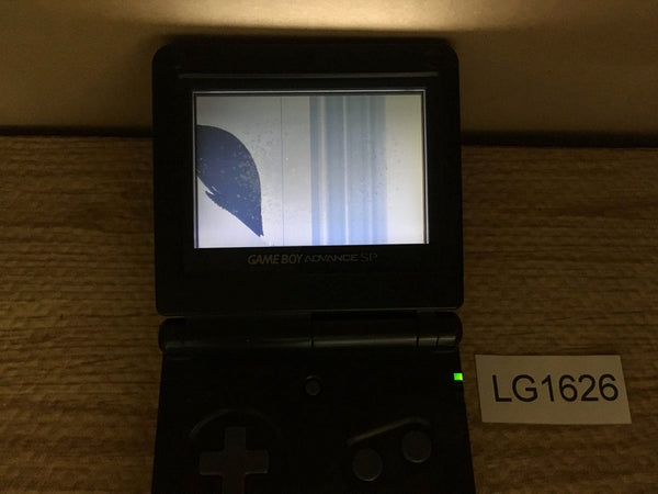 LG1626 Plz Read Item Condi GameBoy Advance SP Onyx Black Console Japan