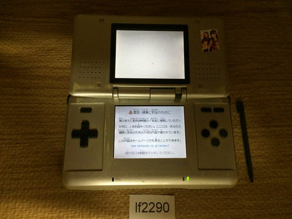 lf2290 Plz Read Item Condi Nintendo DS Platinum Silver Console Japan
