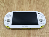 PS Vita PCH-2000 LIME GREEN & WHITE SONY PSP Console - Tested Working GD6959