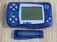 LG2198 Plz Read Item Condi Wonder Swan Skeleton Blue Bandai Console Japan