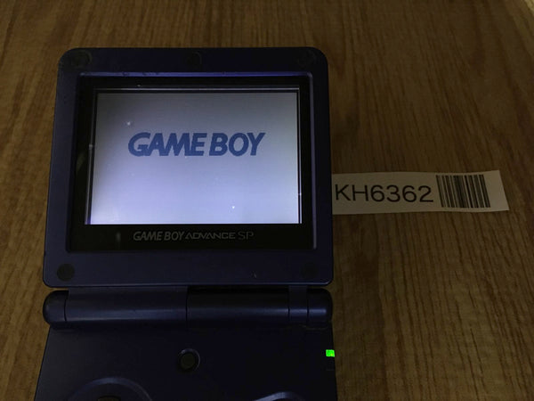 KH6362 Plz Read Item Condi GameBoy Advance SP Azurite Blue Console Japan