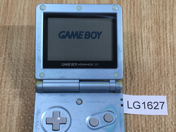 LG1627 Plz Read Item Condi GameBoy Advance SP Pearl Blue Console Japan