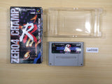Zero 4 Champ RR BOXED SNES Super Famicom Japan - UE5598