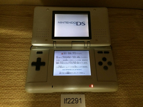 lf2291 Plz Read Item Condi Nintendo DS Platinum Silver Console Japan