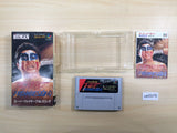 Super Fire Pro Wrestling BOXED SNES Super Famicom Japan - UE5976
