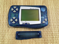 kh6161 Plz Read Item Condi Wonder Swan Skeleton Blue Bandai Console Japan