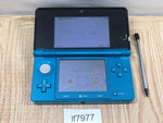 lf7977 Plz Read Item Condi Nintendo 3DS Aqua Blue Console Japan