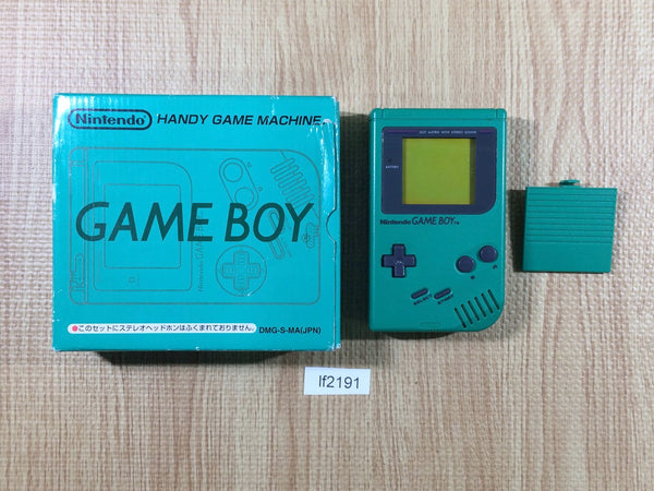 LF2191 Tested Working - GameBoy Bros. Green BOXED Game Boy Console Japan