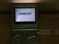 LG1839 Plz Read Item Condi GameBoy Advance SP Pearl Blue Console Japan