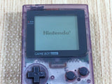 LF9699 Tested Working - GameBoy Pocket Clear Purple BOXED Game Boy Console Japan