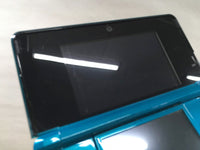 lf9799 Plz Read Item Condi Nintendo 3DS Aqua Blue Console Japan