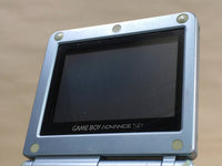 LG1839 Plz Read Item Condi GameBoy Advance SP Pearl Blue Console Japan