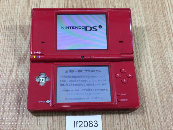lf2083 Plz Read Item Condi Nintendo DSi DS Red Console Japan