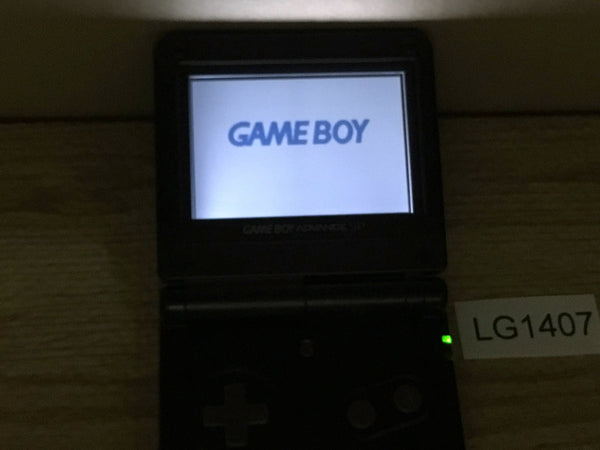 LG1407 With Defects - GameBoy Advance SP Onyx Black Console Japan